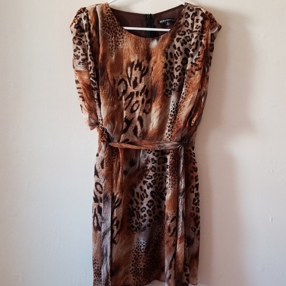 2/$20 Walter Baker Cheetah Print Dress - Picture 1 of 3